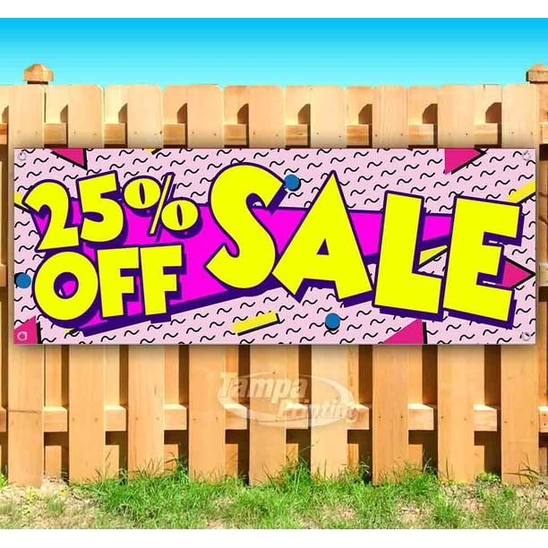 Many Sizes Available Flag, Sale Up to 25% Off 13 oz Heavy Duty Vinyl Banner Sign with Metal Grommets New Advertising Store Many Sizes Available Flag, Sale Up to 25% Off 13 oz Heavy Duty Vinyl Banner Sign with Metal Grommets New Advertising Store